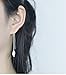FarryDream 925 Sterling Silver Leaves Dangle Earrings Chain for Women Elegant Threader Earrings