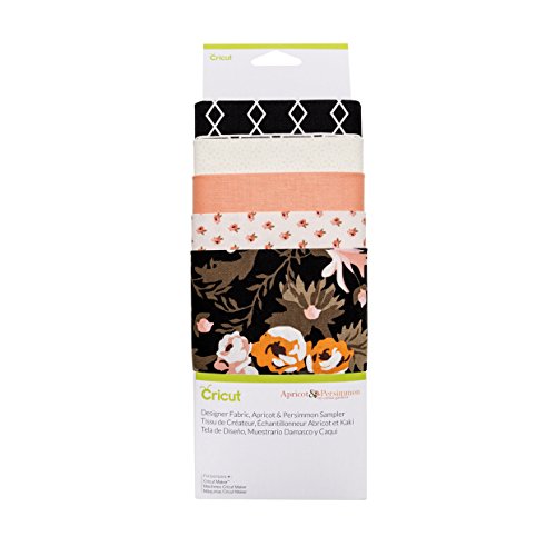 Cricut Designer Fabric Sampler, Apricot & Persim