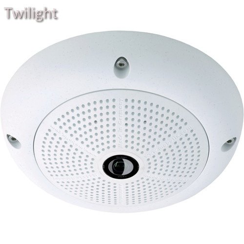 MOBOTIX MX-Q25M-SEC-D12 Q25 Hemispheric Network Camera with 5MP Day Sensor and 12mm Fisheye Lens (White)