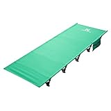 Moon Lence Camping Cot for Adults Lightweight Portable Camping Bed Compact Folding Cot with Breathable Waterproof Bed Surface,Perfect for Base Camp,Hiking and Hunting