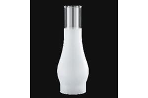 B&P Lamp 3" X 10" Slim Chimney, 3/4 Frost