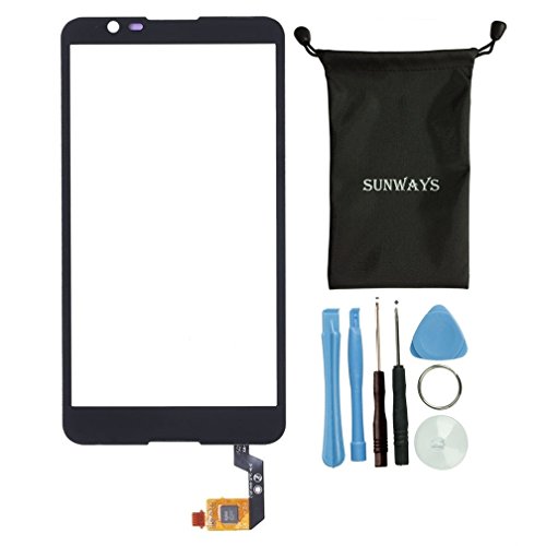 Sunways black touch digitizer glass screen replacement for sony x…