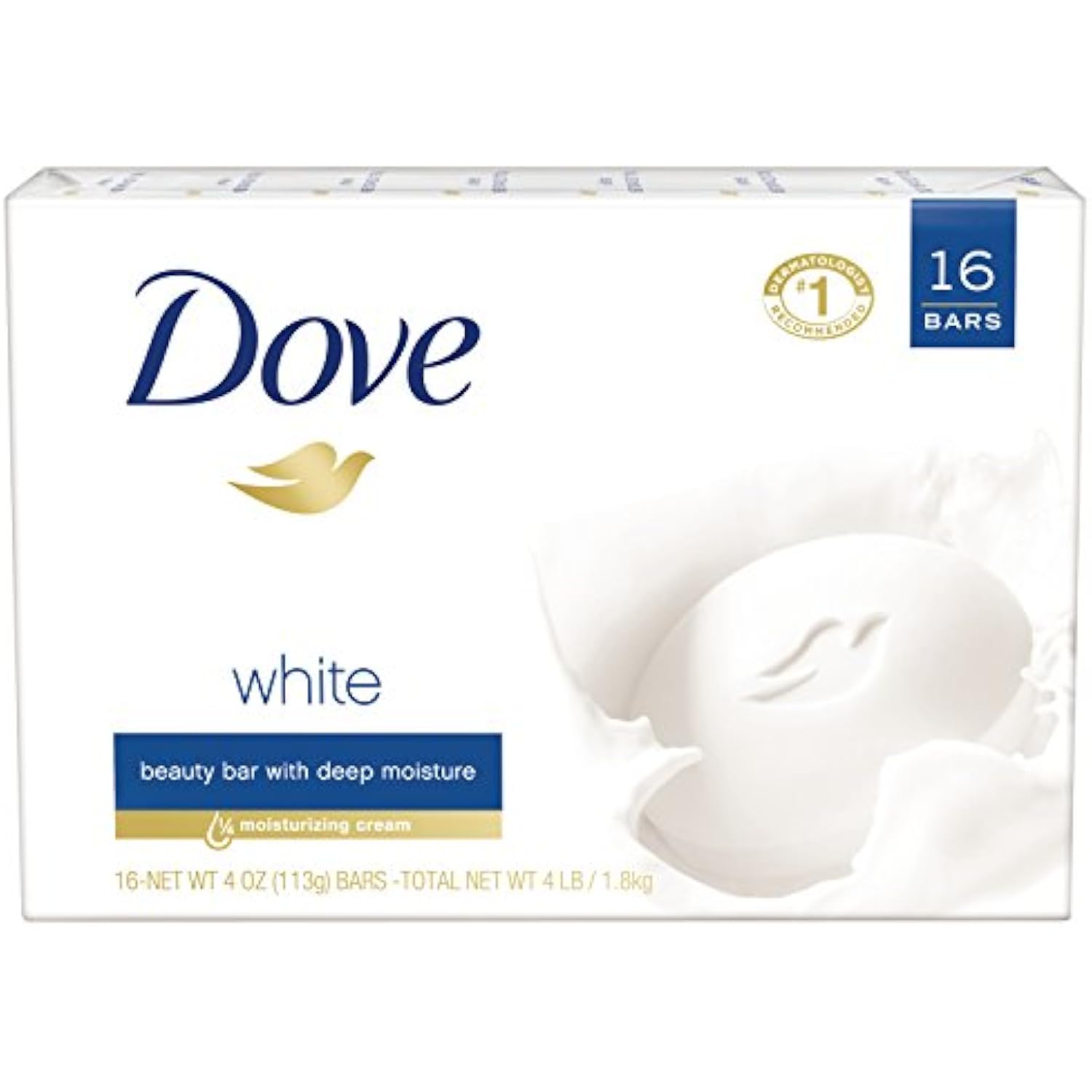 White dove　① Dove Beauty Bar, White 4 oz, 16 Bar | eBay