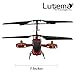 Lutema MIT5CAVHR Avatar 2 Hovercraft 4CH Remote Control Helicopter , Red