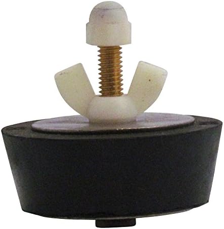 No. 13 Winter Rubber Plug with Valve for 2-1/2 Inch Pipe, with Blow Thru Valve
