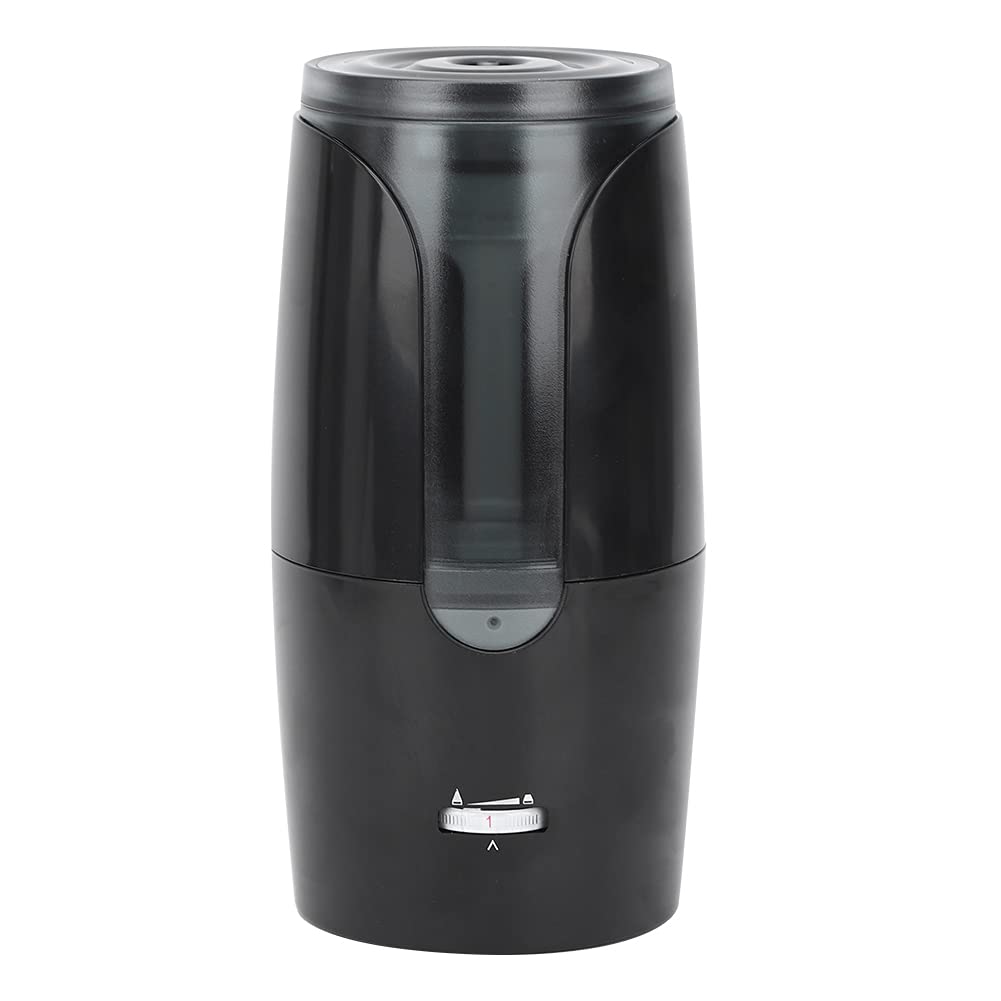 Automatic Pencil Sharpener, Adjustable Thickness Electric Pencil Sharpener for Learn for Student(8028 Black)