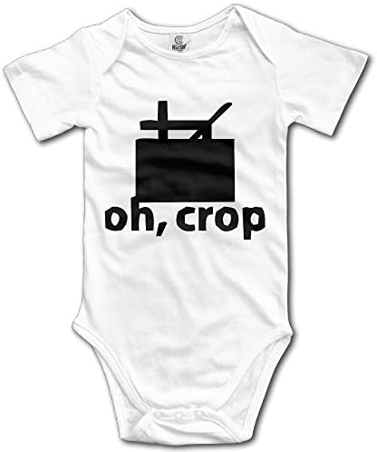 Baby Oh Crop, Funny Designer Picture Cotton Infant Onesie Baby Onesie