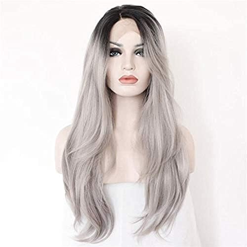 HDF Women's Straight Hair Wig (Grey) price in Saudi Arabia Amazon