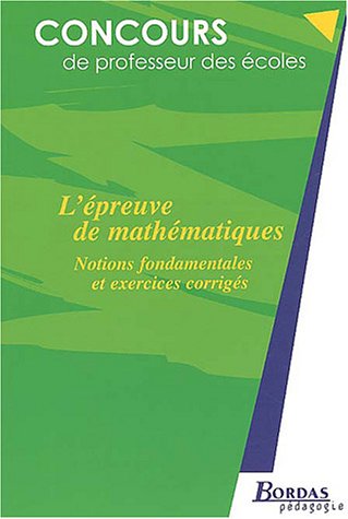 L' épreuve de mathématiques