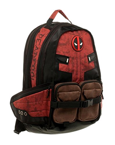 Marvel Comics Deadpool Licensed Laptop Bag Backpack School Book Bag Gym Travel