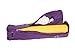 Meru Yoga Mat Bag - The Original Smart Yoga Bag Design – Natural Cotton Canvas Yoga Mat Carrier. Quality Yoga Mat Holder Purple