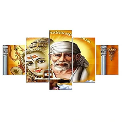 Amazoncom Soulspaze Modern Hd 5 Panel Canvas Painting Lord