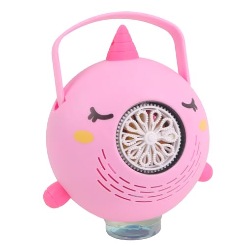BLUE SKY - Machine À Bulles Automatique - Bulles de Savon - Licorne - Rose - Plastique - 049368 - sans Fil - Jouet Enfant - Jeu de Plein air - Jeu D'Été - Anniversaire - À Partir de 3 Ans