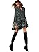 Milumia Women's Bohemian Fall Tribal Print Long Sleeve Swing Dress
