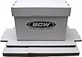 (5) BCW Brand SHORT Comic Storage Box - Holds 150 - 175 Comic Books - CXBCSHORT
