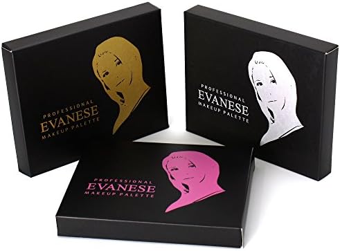 Evanese Professional Beauty Makeup 12 Color High Pigment Eyeshadow Palettes Set