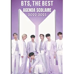 Agenda Scolaire 2022-2023 BTS: de Septembre à Août pour Fille Garçon Primaire Collège Lycée études supérieures Etudiant Enseignant | Couverture Thème K-pop Format A5 14.8 x 21 cm en Français