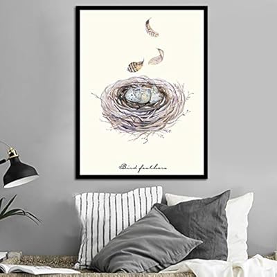 Lzsd 1 Poster Modern Wall Art Style Canvas Paintings Pictures Bird Nest Letter Hd Prints Home Decoration Poster For Living Room Modular Buy Online At Best Price In Uae Amazon Ae