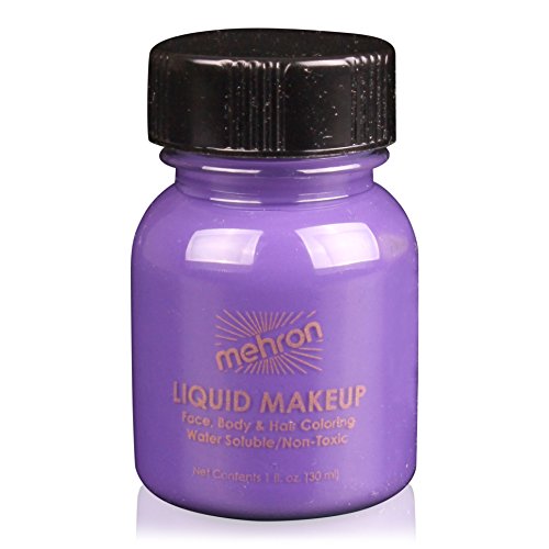 Mehron Liquid Face Paints - Purple P (1 oz)