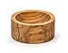 RSVP International Olive Wood Condiment Pinch Bowl, 3