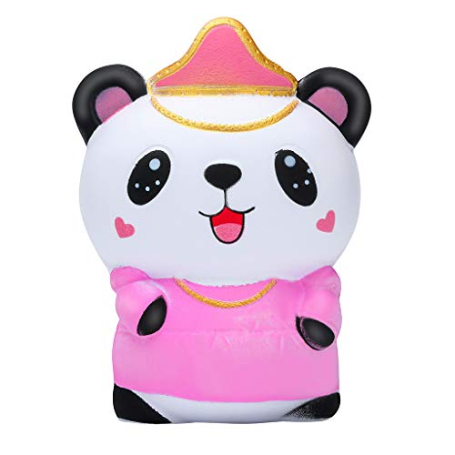 Mikilon Slow Rising Toy, Squishies Doctor Panda Kawaii Cream Scented Slow Rising Stress Relief Toy (A)