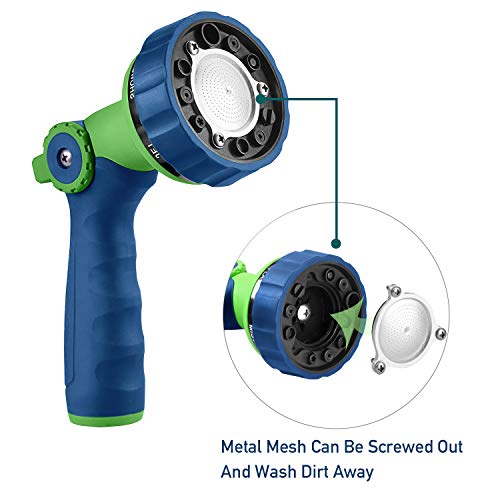 GREEN MOUNT Garden Hose Nozzle, Water Hose Spray Nozzle with Thumb