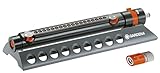 GARDENA 1975 Aquazoom 3900-Square Foot Oscillating Sprinkler with Fully Adjustable Width Control
