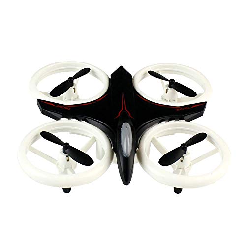 Maonet Black JJRC XXD158 Cool Light 6-Axis Gyroscope Headless Mode Plastic Mini RC Quadcopter RTF (Black, 15155.2cm)