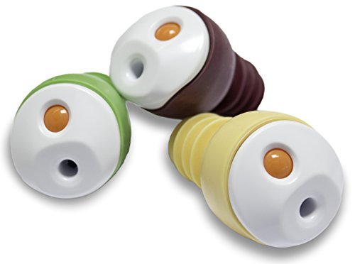Click Here to See More Images Oliso Pro 50003001 Wine and Oil Freshkeeper Bottle Sealers