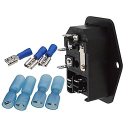 URBEST Male Power Socket 10A 250V Inlet Module Plug