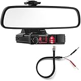 Radar Mount Mirror Mount Bracket + Mirror Wire Power Cord - Valentine V1 Radar Detector