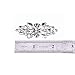 ELEGANTPARK DF Women Rhinestones Bow Decorative Shoe Clips Jewelry Decorations Charms Wedding Party Accessories Silver 2 Pcs