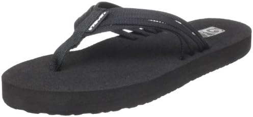 Teva Women's Mush Adapto Flip Flop,Black,7 M US