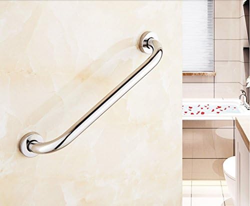 YAOHAOHAO Safety net 304 stainless steel hand rails handrail glass the elderly disabled persons bathroom hand rails control bathroom toilet (Size: 60 cm).
