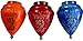 3 Pack Zebra Design Durable Plastic Spin Tops & Metal Tip Made in Mexico - Trompo Mexicano Modelo Zebra Plástico Durable & Punta de Metal (Pack of 3 Assorted Colors)