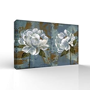 Wall26-Canvas Wall Art-Vintage Flower-Giclee Painting Wall Art for Bedroom Living Room Home Decoration - 12x18 inches