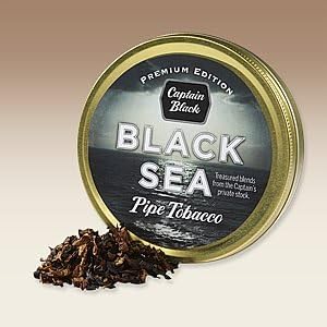 habano757: Captain Black Pipe Tobacco Tin 1.75 Oz. BLACK SEA