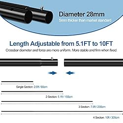 FUDESY Backdrop Stand 7x10Ft Adjustable Photography
