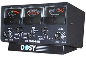 PANOS Dosy TB-3001PSW 3 Window 1,000 Watt Lighted Meter with Black Meters