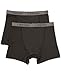 Calvin Klein Big Boys' Kids Performance Boxer Brief Underwear, Multipack, 2 Pack - Black, X-Large