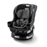 Graco EasyTurn 360 2-in-1 Convertible Car Seat, 360 Degree Rotating Infant to Toddler Rotating Car Seat, 2 Modes Forward and Rear Facing, Slim Design, Cyran