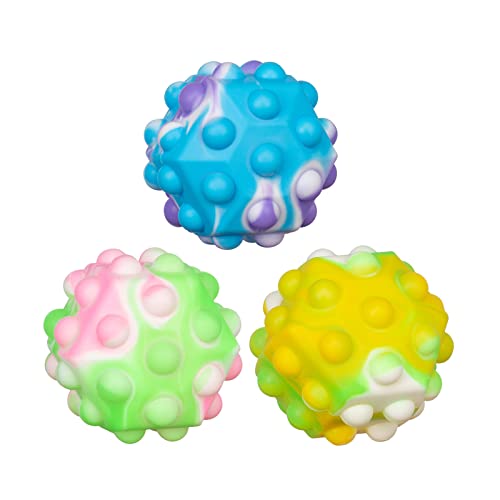3D ball push bubble fidget toys, stress ball ,Sensory Toys for Autistic Children squishy stress