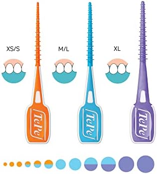 Palillos de Dientes TePe EasyPick, Naranja, ISO XS-S, 60 ud.
