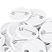 VEVOR Button Parts 2000PCS Pin Buttons 1Inch 25mm Top/Bottom Cover Clip Pin Button Parts for Badge Maker Machine (25MM 2000P Sets)