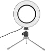 LED Ring Light, 6 inch Mini LED Camera Light, Dimbare LED Camera Light voor make-up, live, make-up, tatoeages, YouTube…