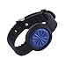 Moretek Wristband Fitness Smartwatch Replacement Band for Jawbone Up Move with Chrome Watch Clasp, Color Bands, Accessory (Black)