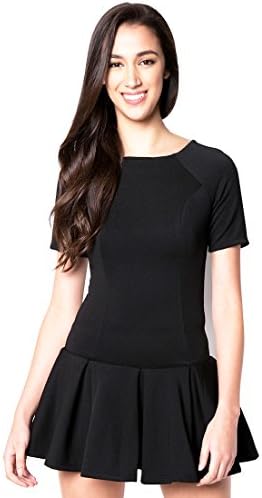 Twenteen Women's Black Dropwaist Dress