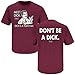 South Carolina Football Fans. Don't be a Dick (Anti-Clemson) Garnet T-Shirt (S-3X)