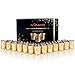 VIZAYO Gold Votive Candle Holders - Set of 24 Mercury Glass Votives and Tealight Candle Holder - Gold Wedding Decorations