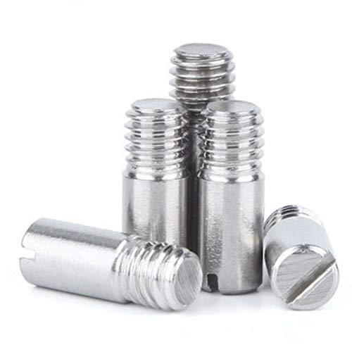 FidgetFidget Select Variations Stainless Steel Threaded Dowel Pin Rod Ã˜4mm M4 x 0.7mm 304 10mm \u00d84 Threaded : M4 x 0.7mm 6